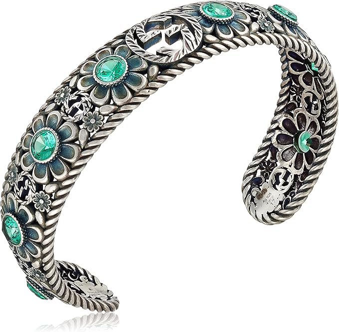 gucci 古驰 纯银 手镯 607107-j7457-8137 银色